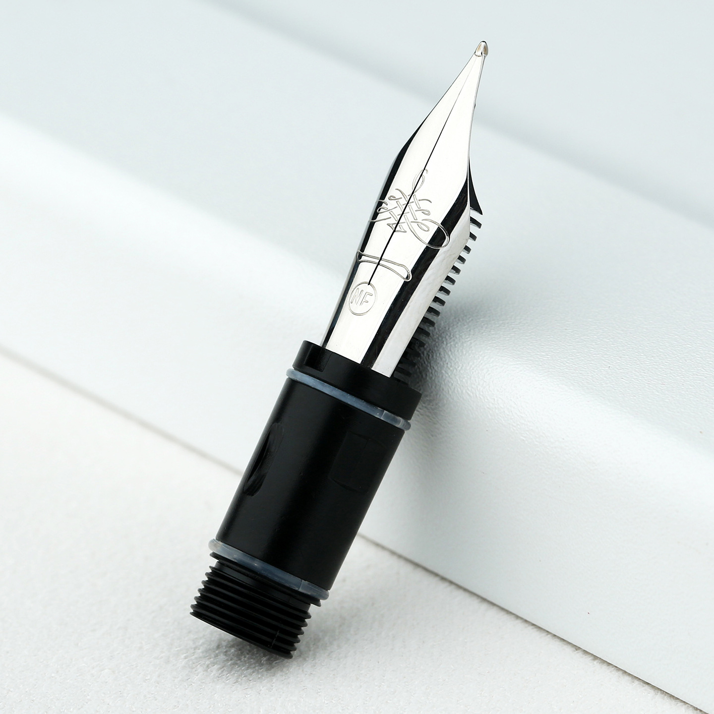 Fountain Pen Calligraphy Flex Nib - MAJOHN No.6 フレックスロングナイフ研磨済み、手磨き仕上げの交換用ペン先、35mm、NF 0.4-1.5mm、P136/138/139 書道用万年筆用。