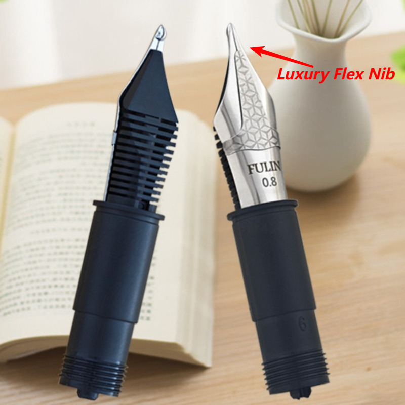 BALAOYE JOWO 真鍮万年筆高級フレックスペン先 F - Fountain Pen Calligraphy Flex Nib のレビューと価格