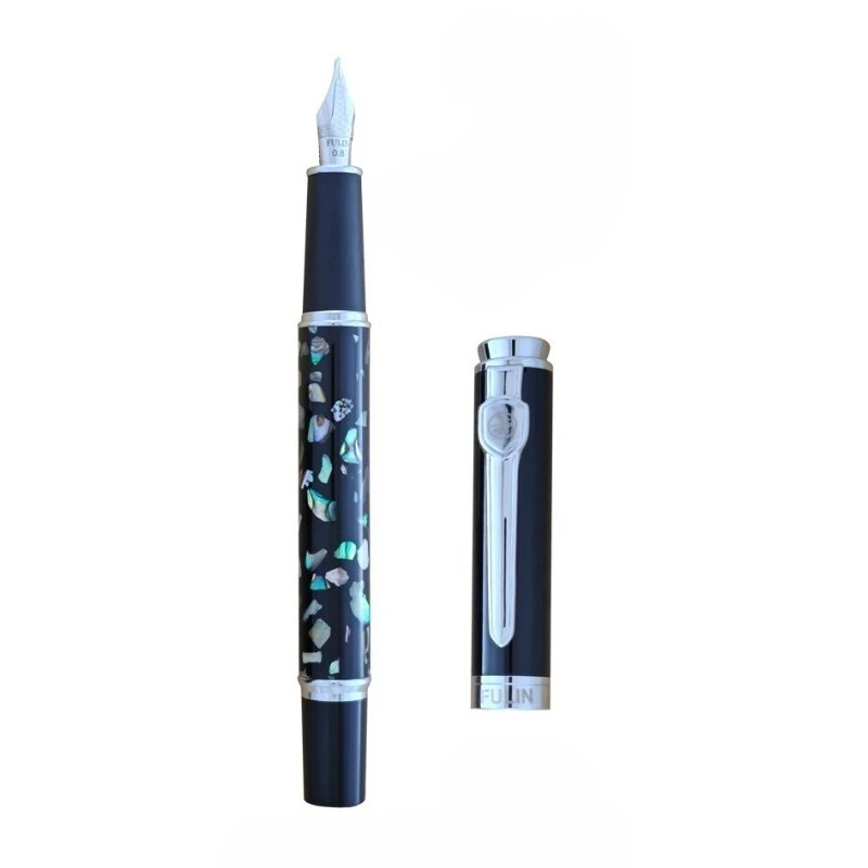 新しい BALAOYE 812 金属木製ロッド万年筆ステンレ - Fountain Pen Calligraphy Flex Nib のレビューと価格