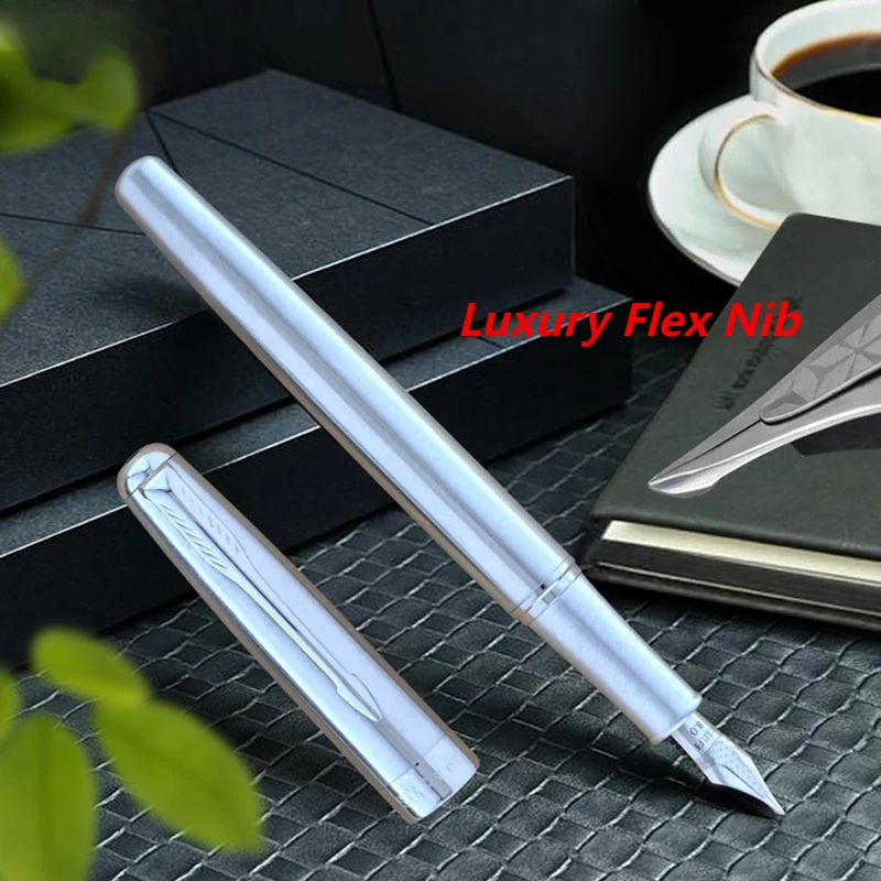 新しい BALAOYE 812 金属木製ロッド万年筆ステンレ - Fountain Pen Calligraphy Flex Nib のレビューと価格