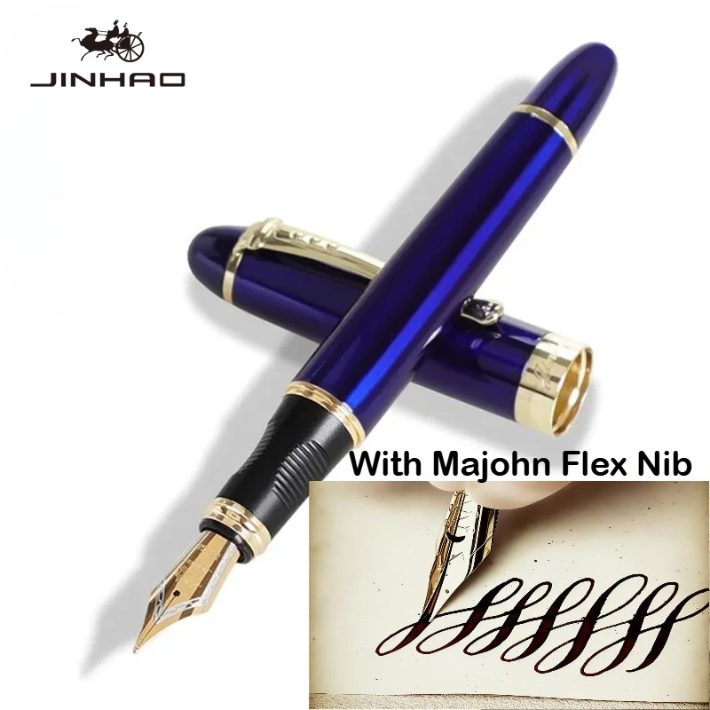 JINHAO X450 万年筆マジョーンフレックスペン先書道 - Fountain Pen Calligraphy Flex Nib のレビューと価格