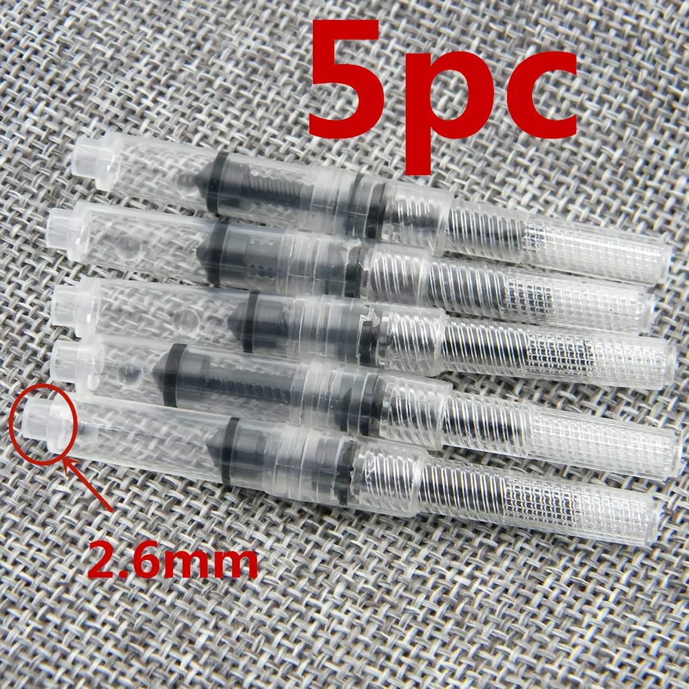 5PC プラスチック万年筆 インク吸引装置は交換可能 コンバ - Fountain Pen Converter Ink Suction のレビューと価格