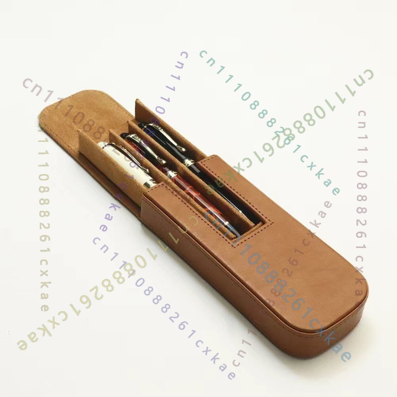 3スロットペン収納ケース、PUレザー製ポータブル耐衝撃性万年 - Leather Fountain Pen Case 3 Slots Pouch のレビューと価格
