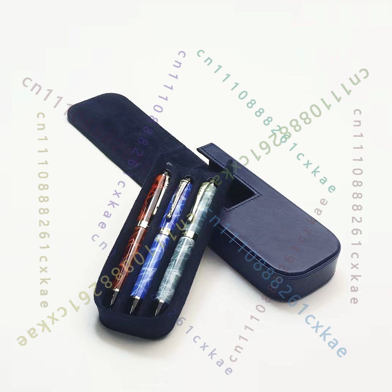 3スロットペン収納ケース、PUレザー製ポータブル耐衝撃性万年 - Leather Fountain Pen Case 3 Slots Pouch のレビューと価格