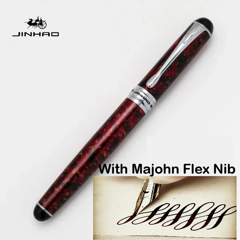 JINHAO X750 万年筆マジョーンフレックスペン先ステ - Fountain Pen Calligraphy Flex Nib のレビューと価格