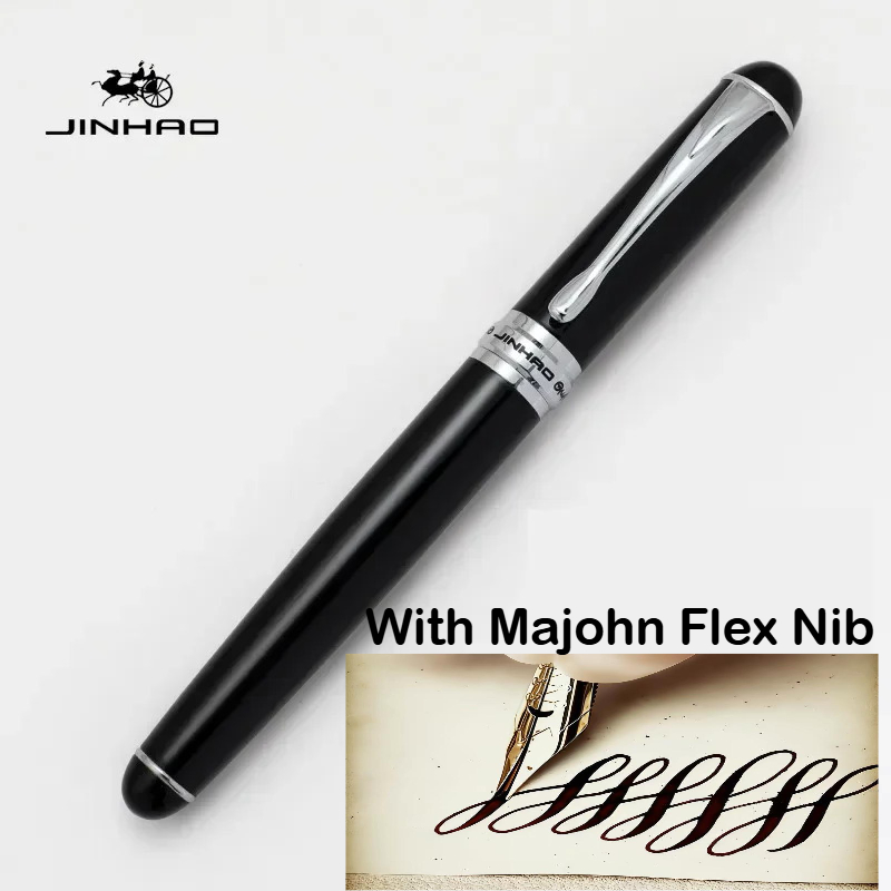 JINHAO X750 万年筆マジョーンフレックスペン先ステ - Fountain Pen Calligraphy Flex Nib のレビューと価格