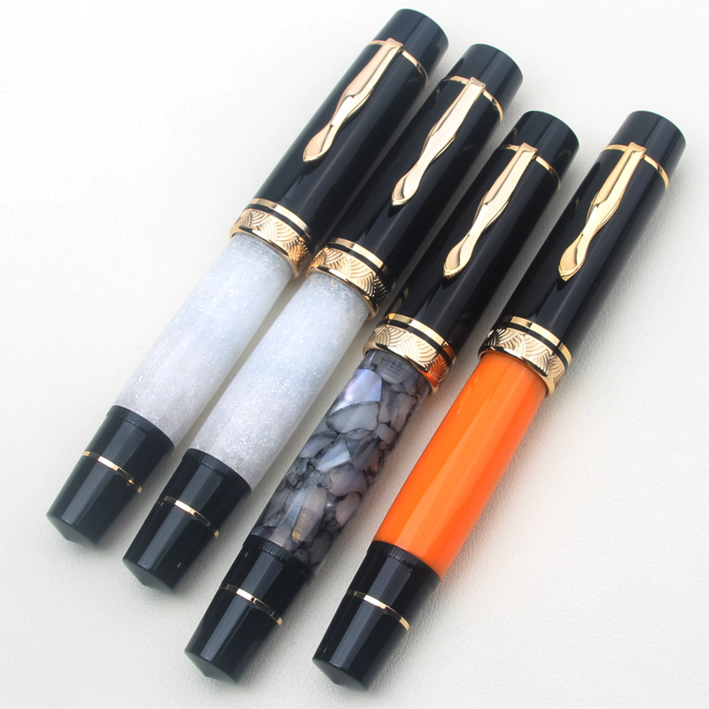 MAJOHN P139 ヴィンテージ万年筆 フルブラスボディ - Fountain Pen Piston Filler Large Ink のレビューと価格