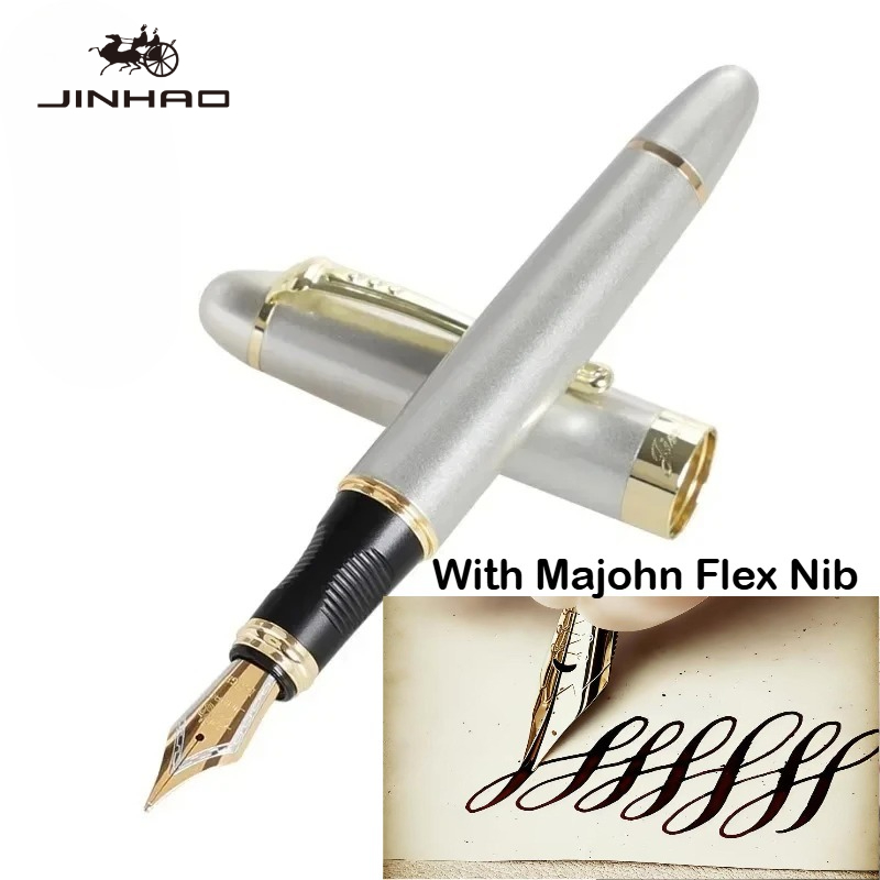JINHAO X450 万年筆マジョンフレックスペン先書道ペ - Fountain Pen Calligraphy Flex Nib のレビューと価格