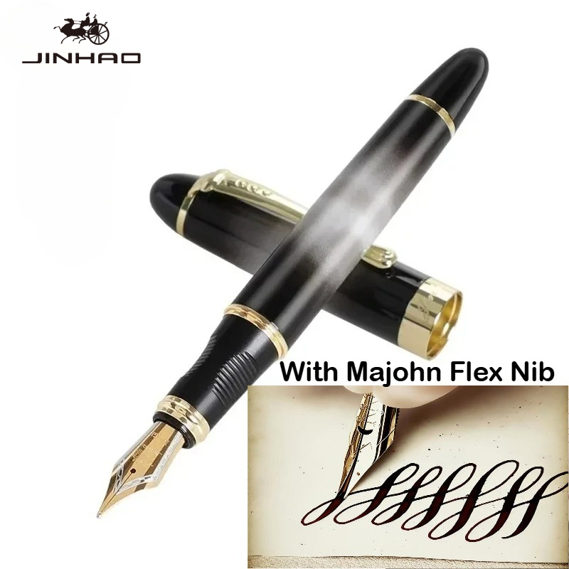 JINHAO X450 マジョンフレックスペン先付き万年筆  - Fountain Pen Calligraphy Flex Nib のレビューと価格