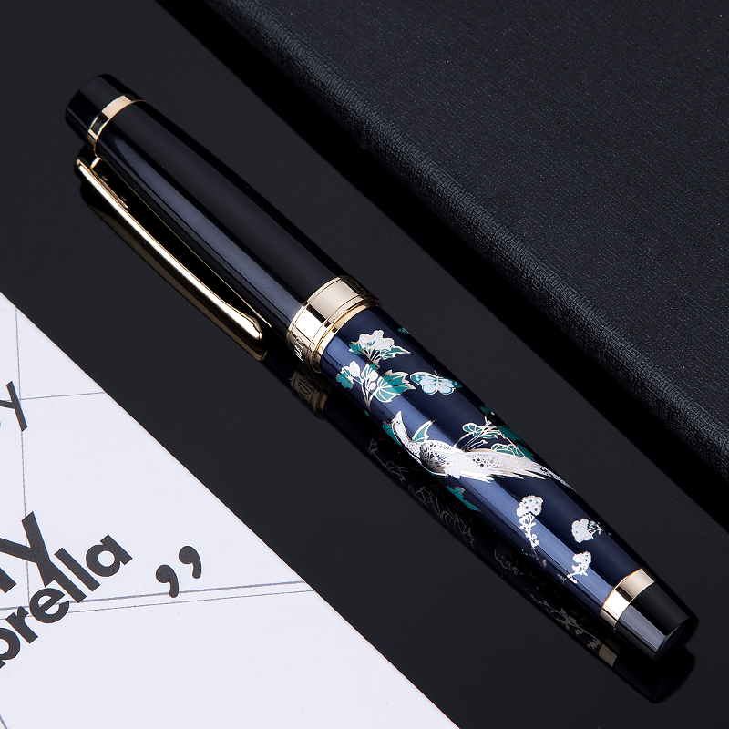 紅典 中国風 金箔装飾 書道ペン フレキシブルペン先 ヴィン - Fountain Pen Calligraphy Flex Nib のレビューと価格