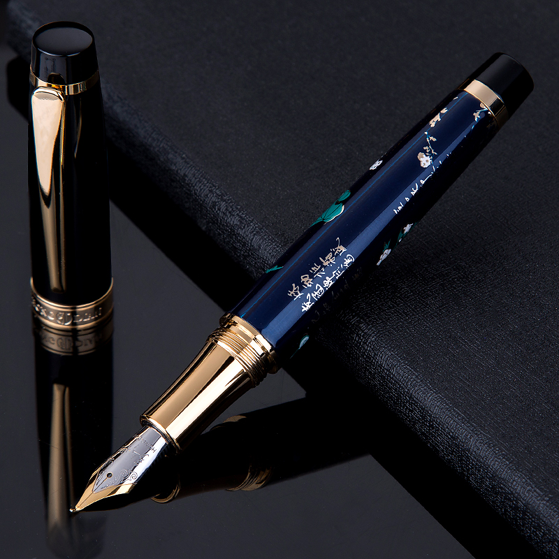 紅典 中国風 金箔装飾 書道ペン フレキシブルペン先 ヴィン - Fountain Pen Calligraphy Flex Nib のレビューと価格