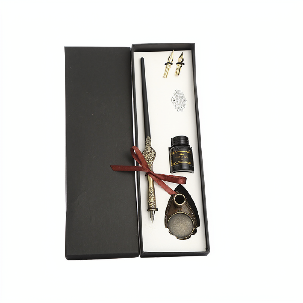精巧なガラス製ディップペンセット WY ファウンテンインクギ - Glass Dip Pen Calligraphy Ink Set のレビューと価格