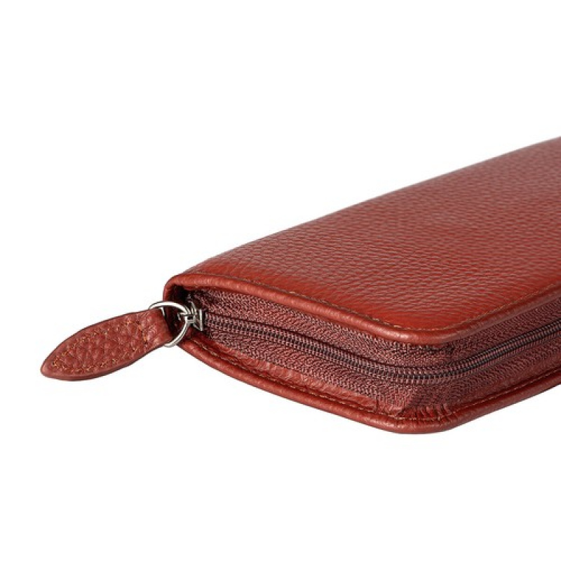 A+ 3スロット本革万年筆ケース、ブラウンペンホルダーポーチ - Leather Fountain Pen Case 3 Slots Pouch のレビューと価格